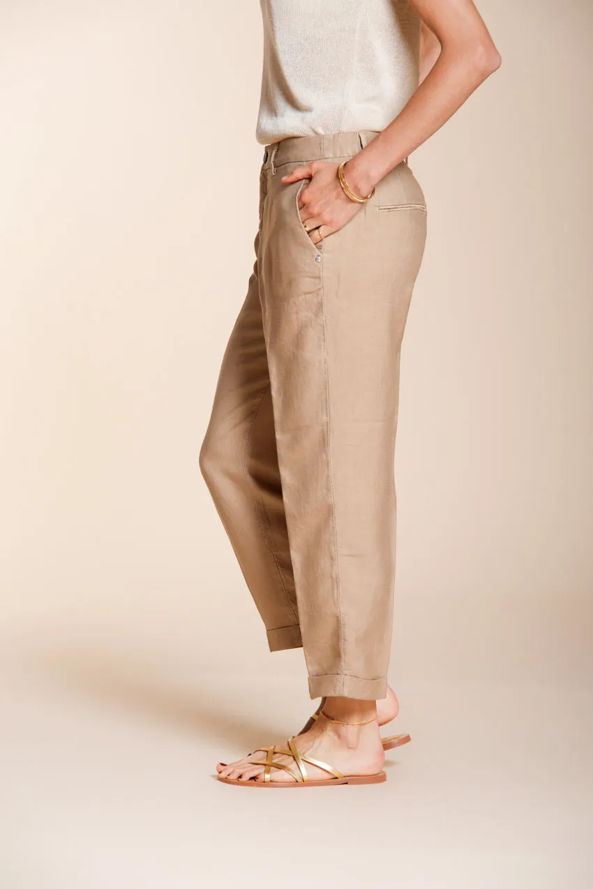 Mason's Linda Summer chinobukser relaxed beige hør