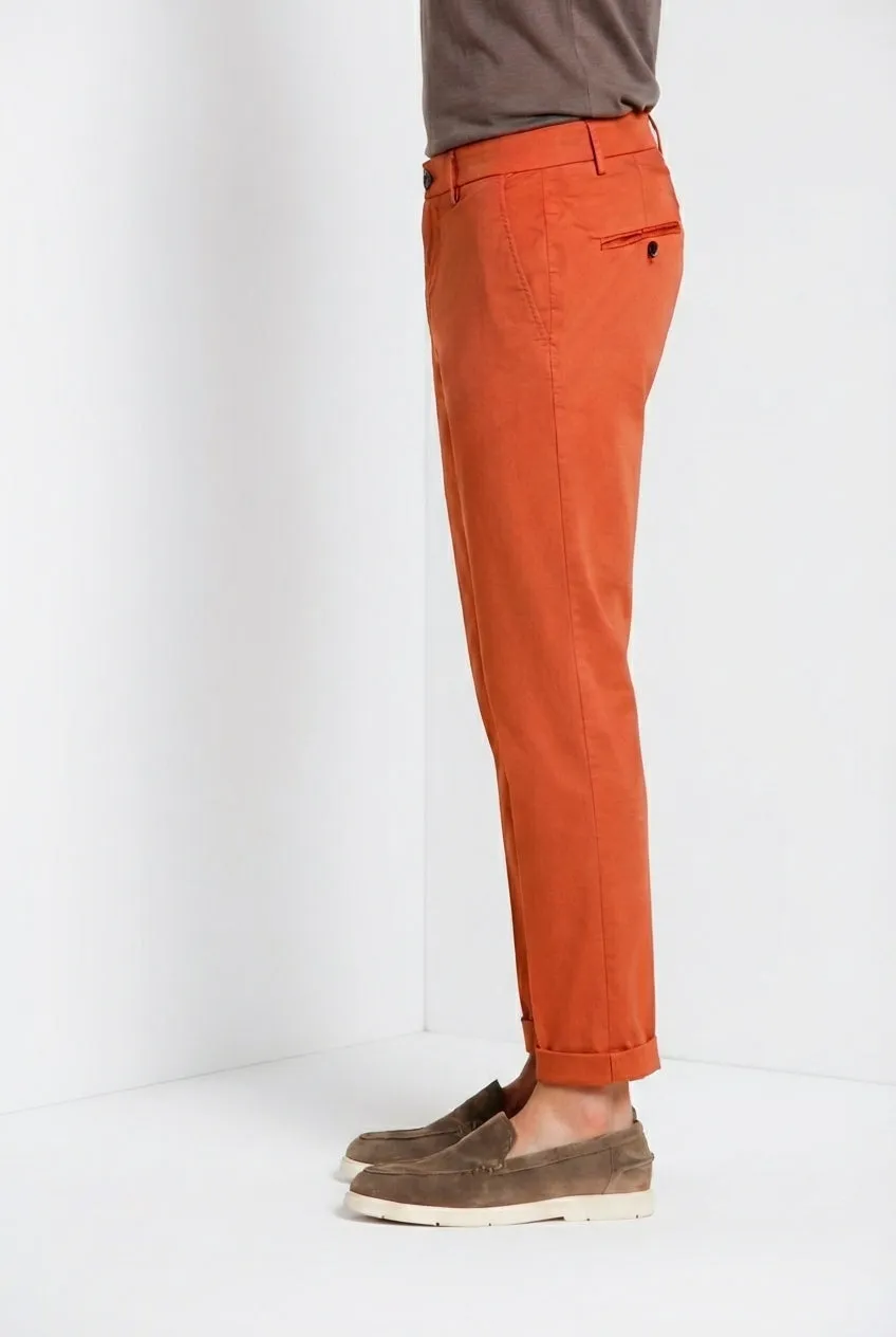 Mason's Milano chino bukser murstensrød extraslim