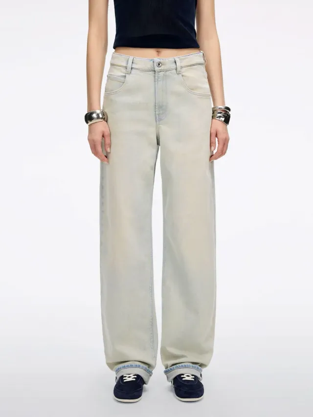 Miss Sixty Elizabeth barrel jeans lyseblå stretch