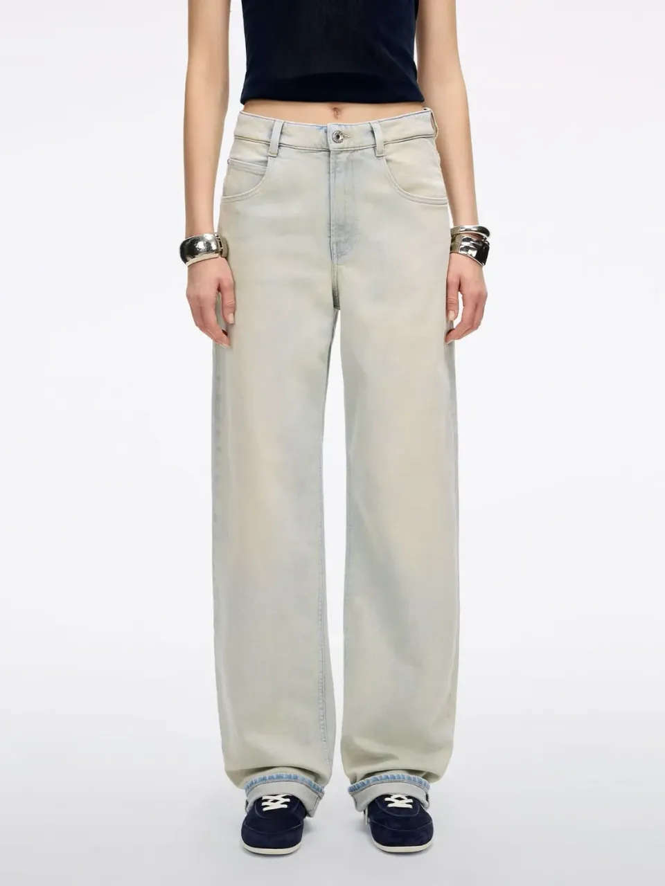 Miss Sixty Elizabeth barrel jeans lyseblå stretch