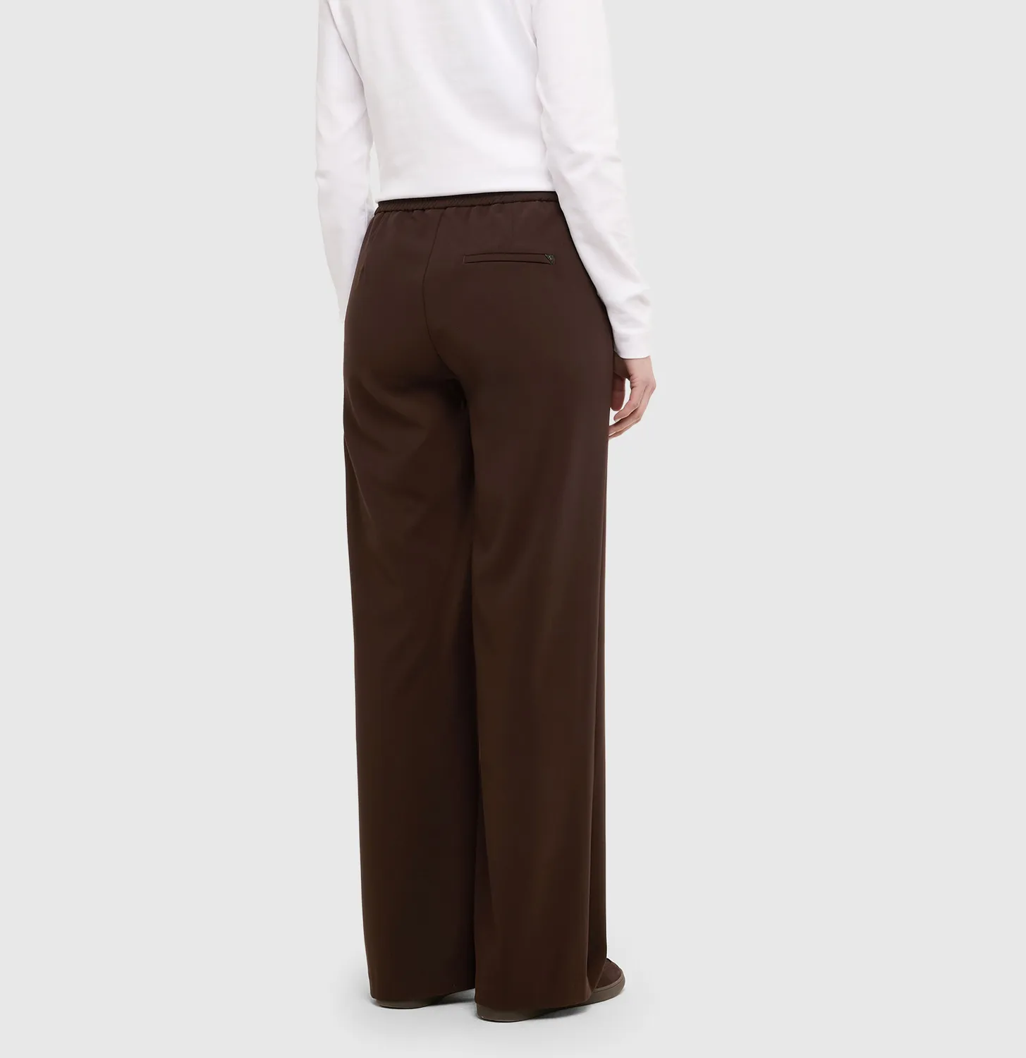MAC Christy crepebukser brune wide