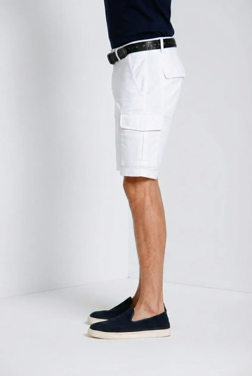 Mason's Chile cargos shorts hvid slim fit