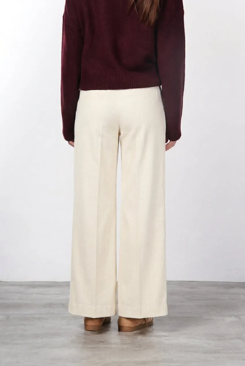 Mason's New York Palazzo chinos creme uld wide leg