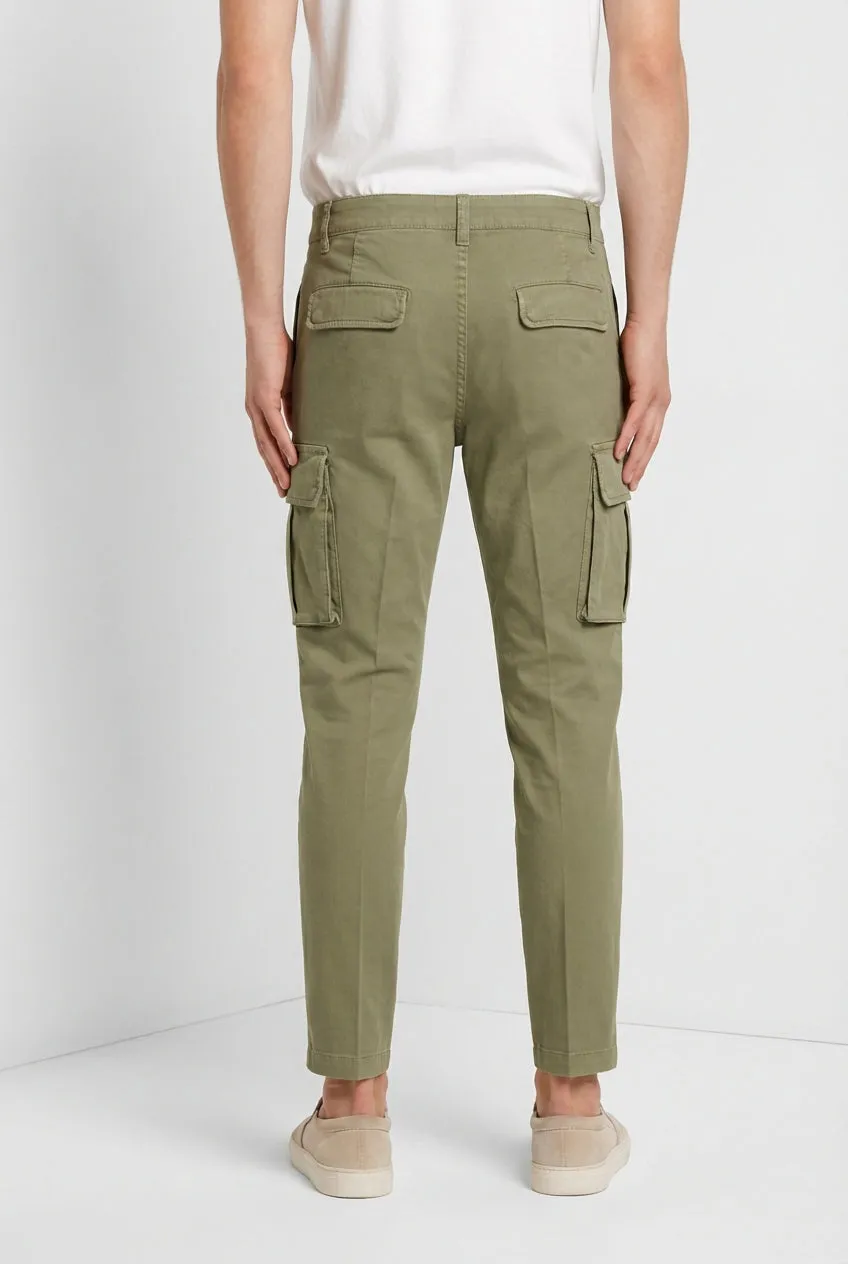 Mason's Chile cargo herre beige stretch satin smal
