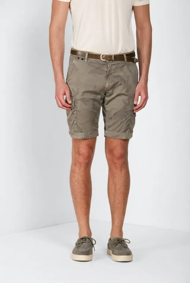 Mason's Chile cargo shorts salvie slim fit