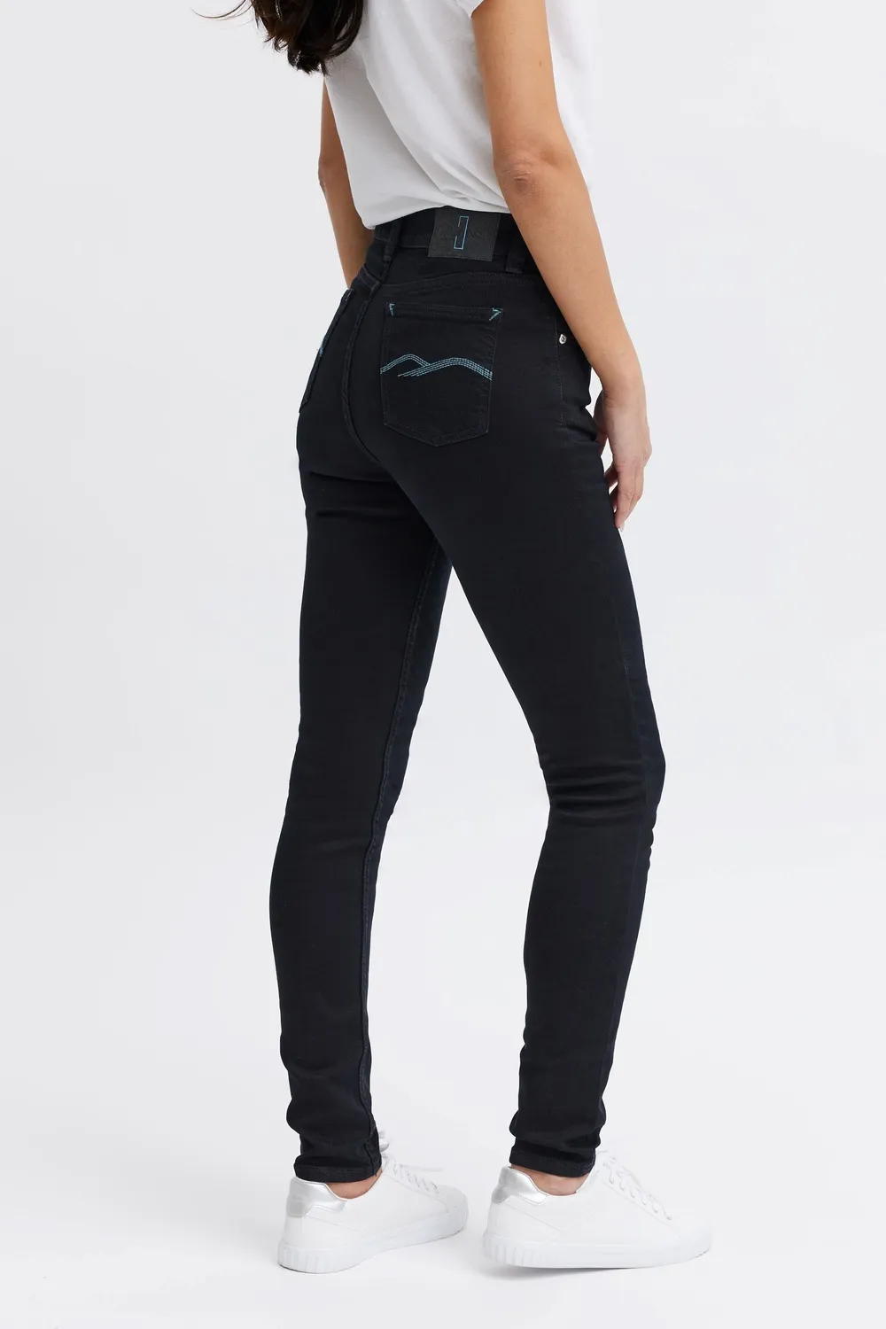 Organsk Breeze Midnight Blues jeans sort slim fit