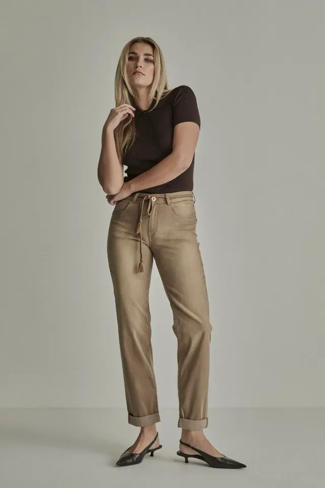 Para Mi Vintage Denim Bobby jeans Camel loose