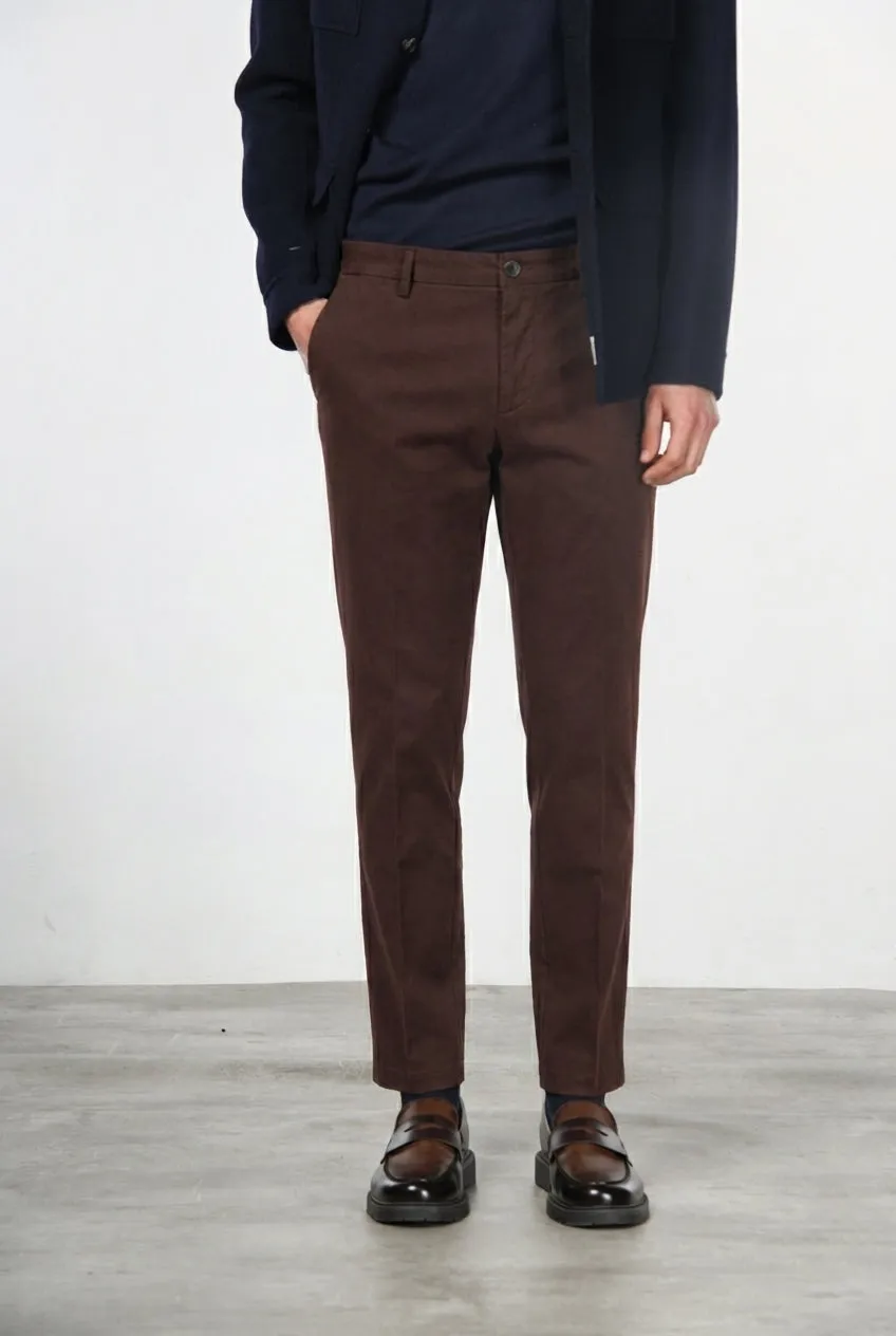 Mason's Milano chinobukser vinrød gabardine extra slim