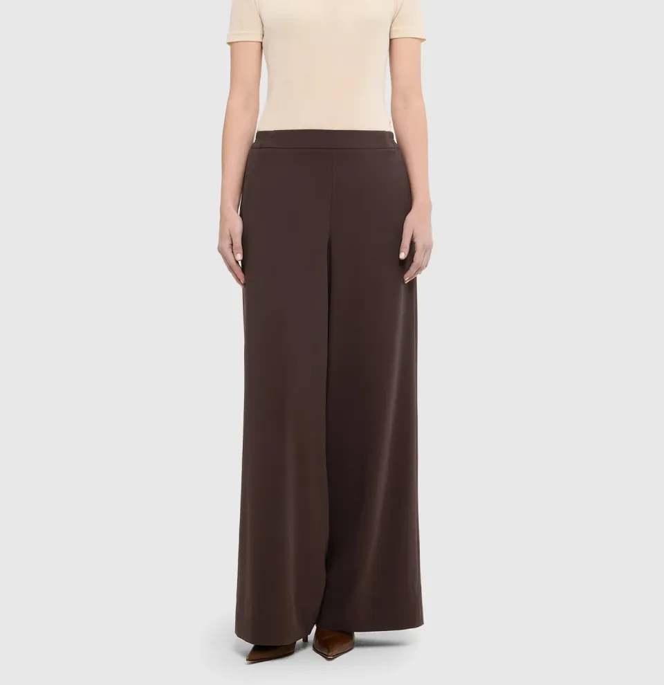 MAC Coralie 3421 wide buks brun crepe stretch