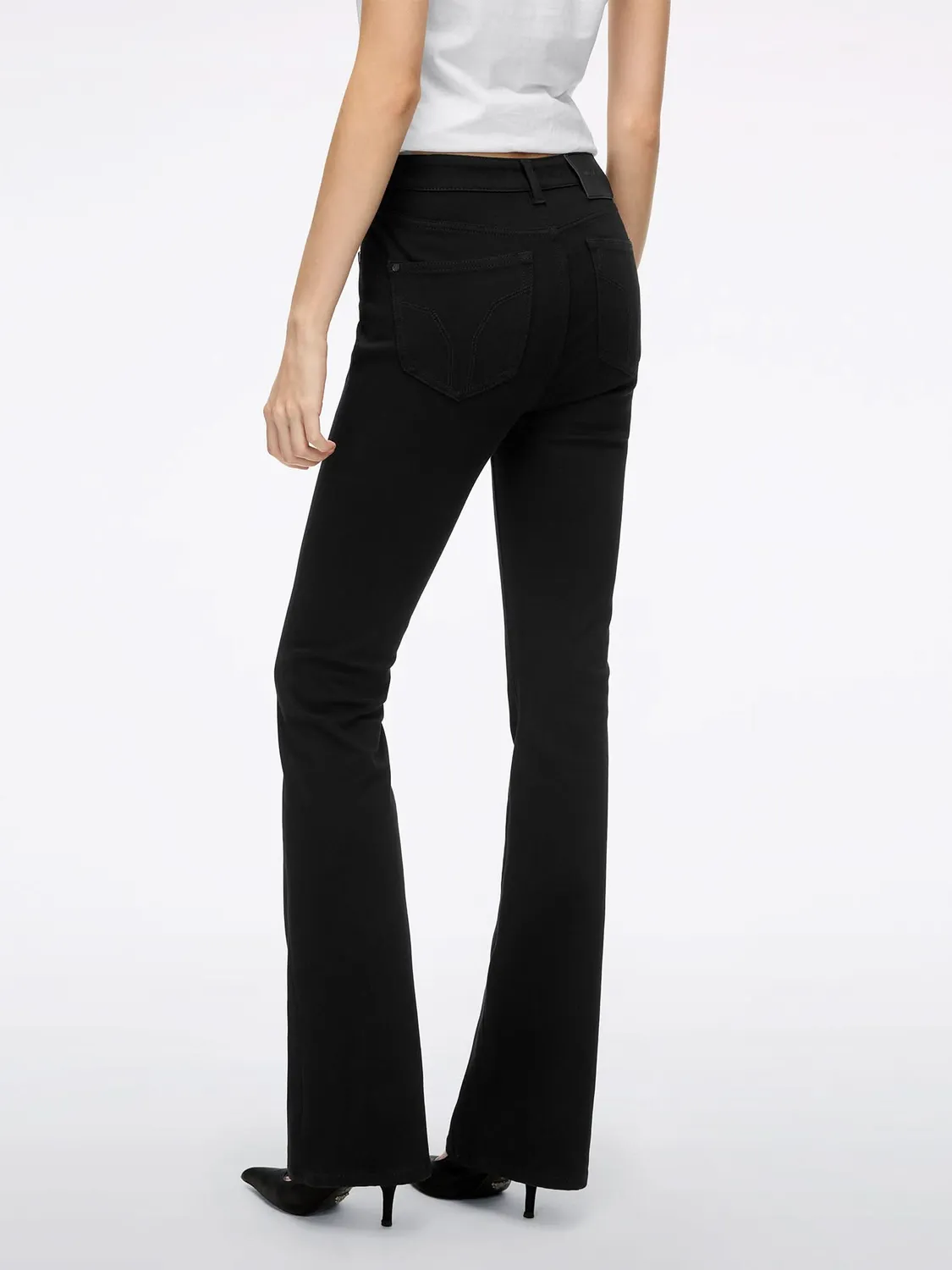 Miss Sixty Flare 6M1JJ2401FG24 jeans sort stretch