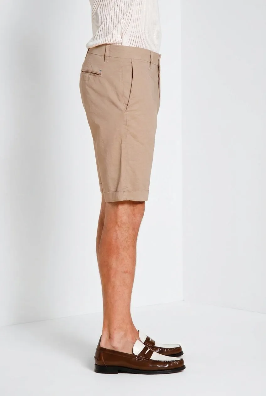 Mason's London chino-bermuda beige stretch regular
