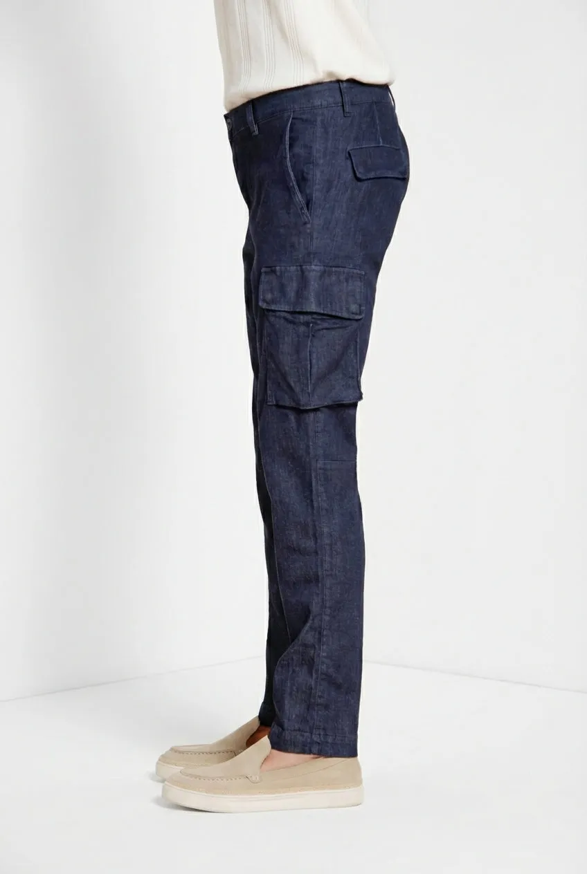 Mason's Chile cargobukser navy denim regular