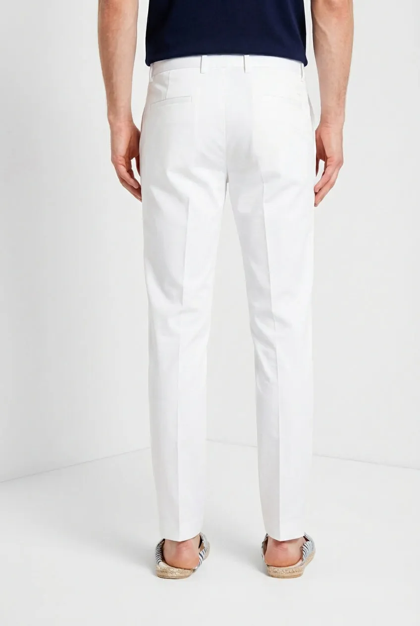 Mason's New York Sack chino jogger hvide regular fit lyocell