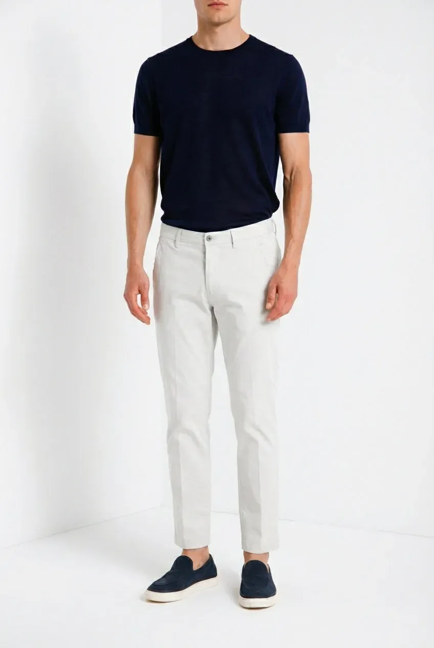 Mason's Torino Flex chinos lysegrå slim