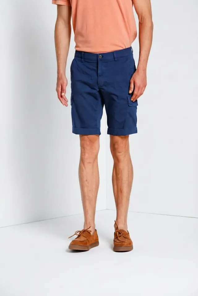 Mason's Chile cargo shorts royalblå slim