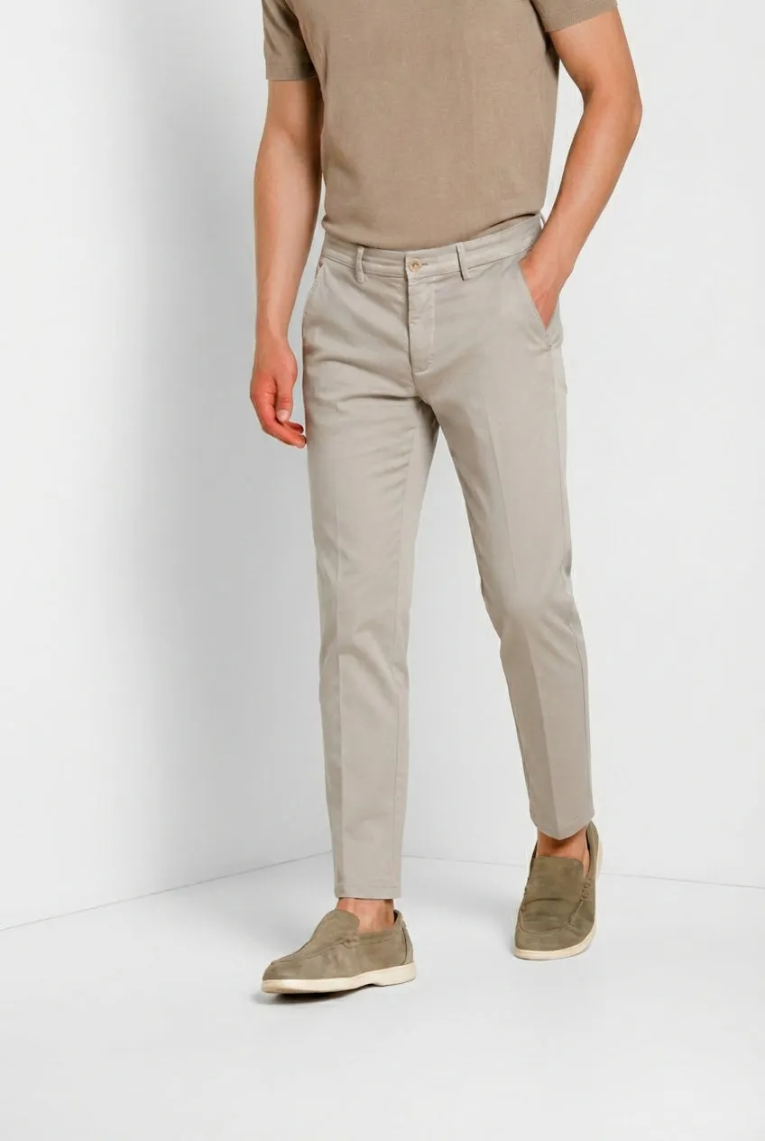 Mason's Torino Elegance chinos lyseblå lyocell slim