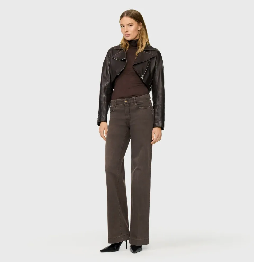 MAC Wide 5228 jeans brun wide fit