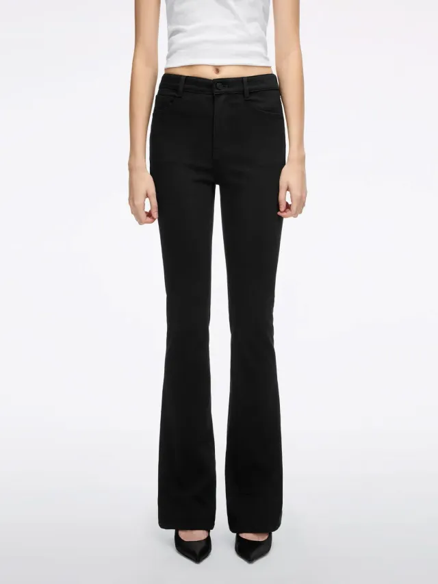 Miss Sixty Flare 6M1JJ2401FG24 jeans sort stretch