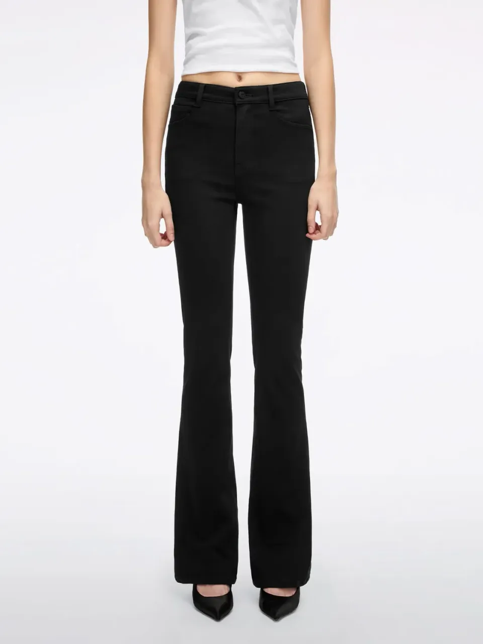 Miss Sixty Flare 6M1JJ2401FG24 jeans sort stretch