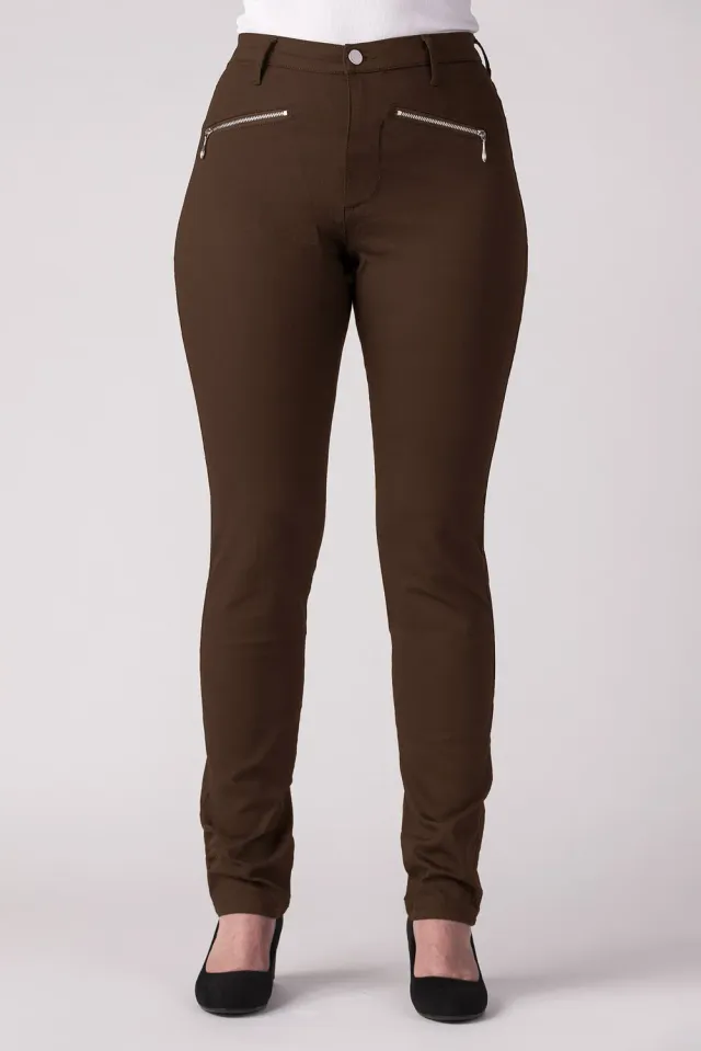 Merrytime Anna Slim 15628-430-60 bukser brun