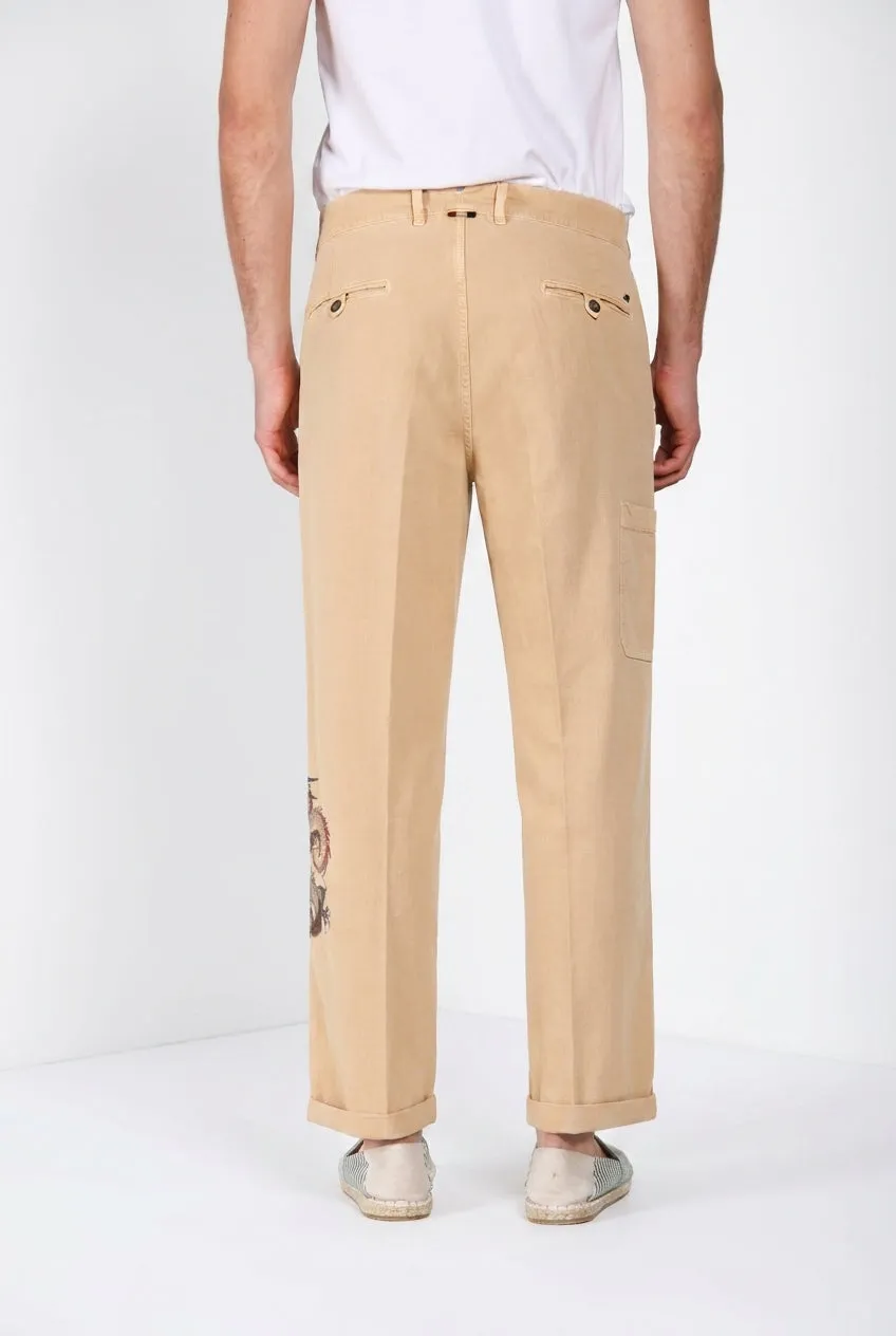 Mason's Denver M74 cargobukser relaxed kaki