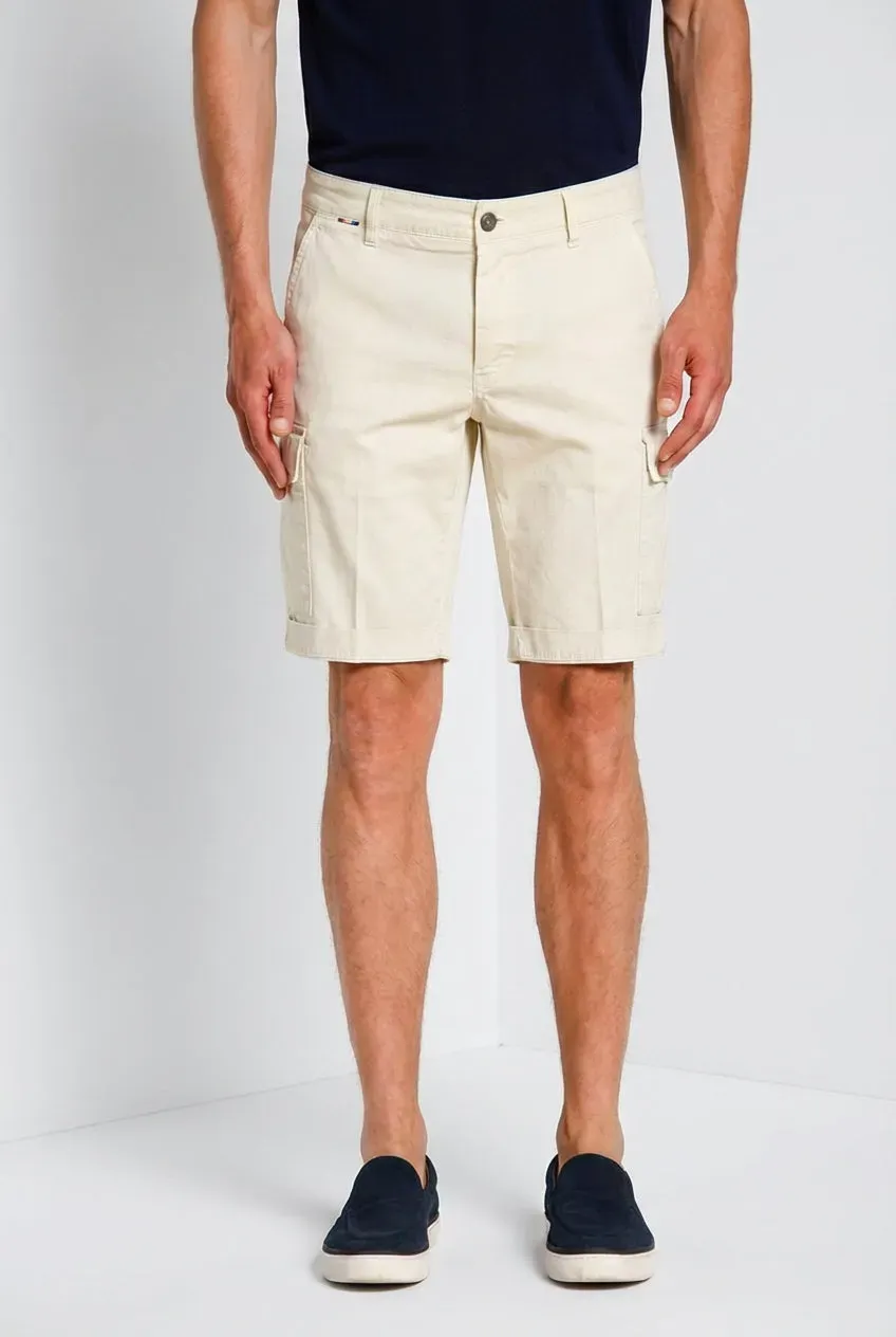 Mason's Chile bermudashorts slim lysebeige stretch