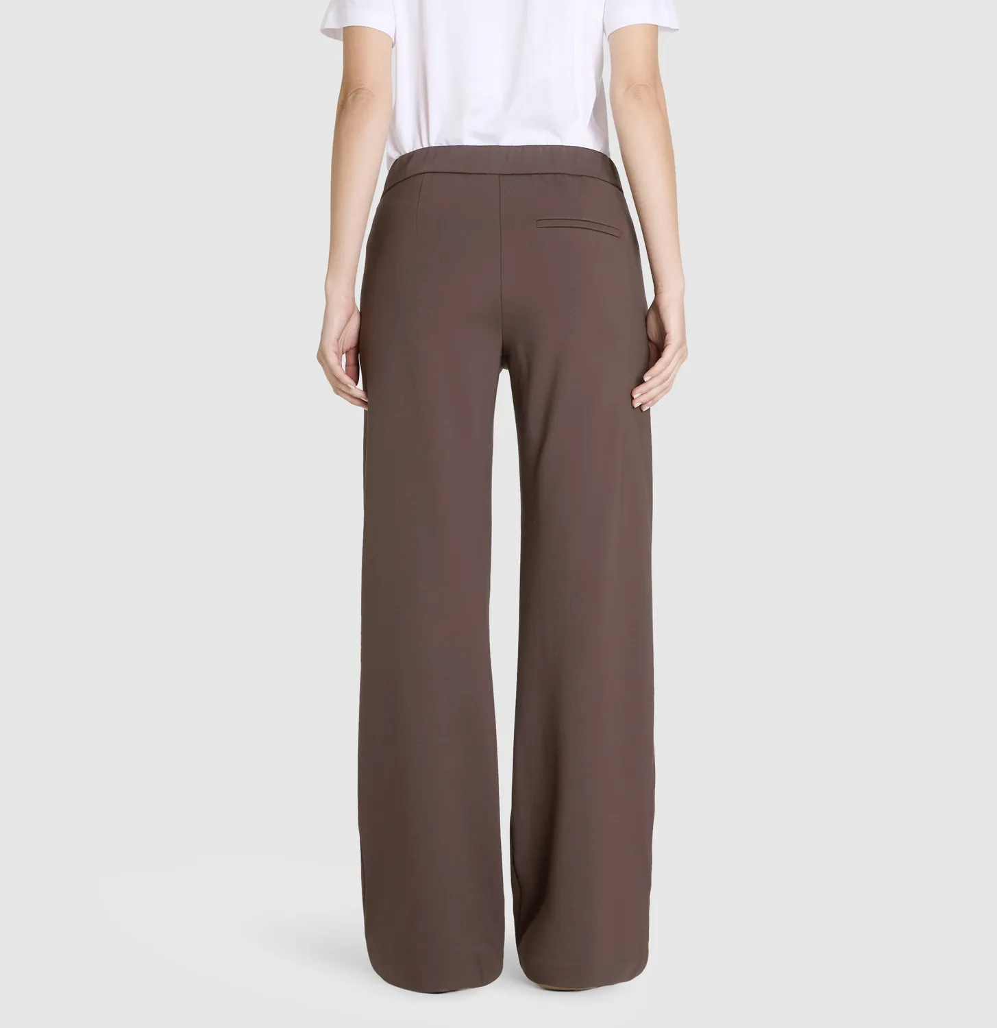 MAC Chiara 2177 wide fit bukser brun light jersey