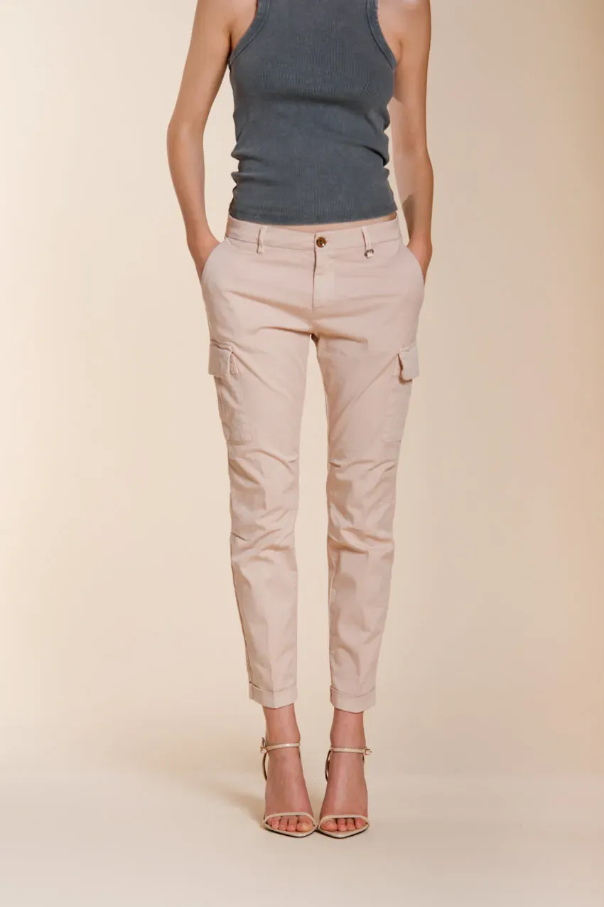 Mason's Chile City cargo rosa slim fit gabardine