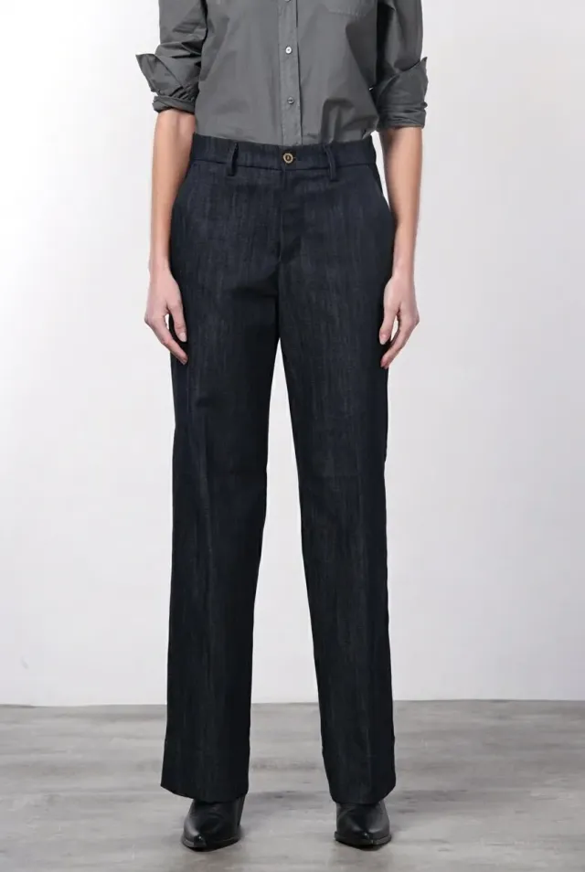 Mason's New York Studio chinos navy straight denim