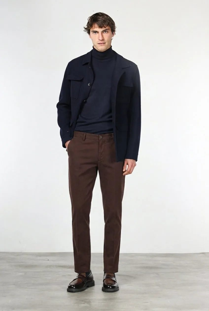 Mason's Milano chinobukser vinrød gabardine extra slim