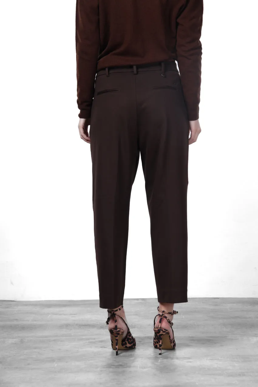Mason's New York chino dame lysebrun carrot fit