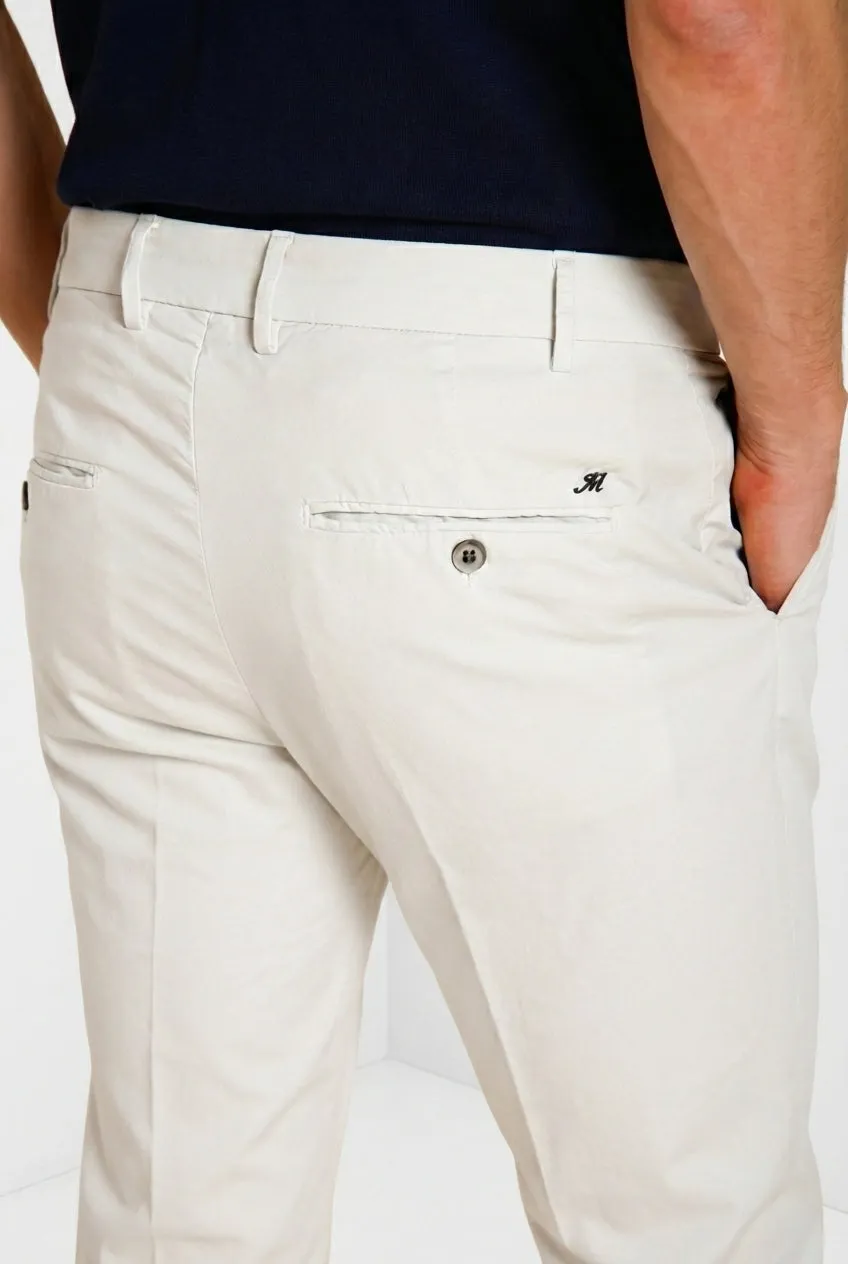 Mason's Milano chinobukser lysegrå extra slim