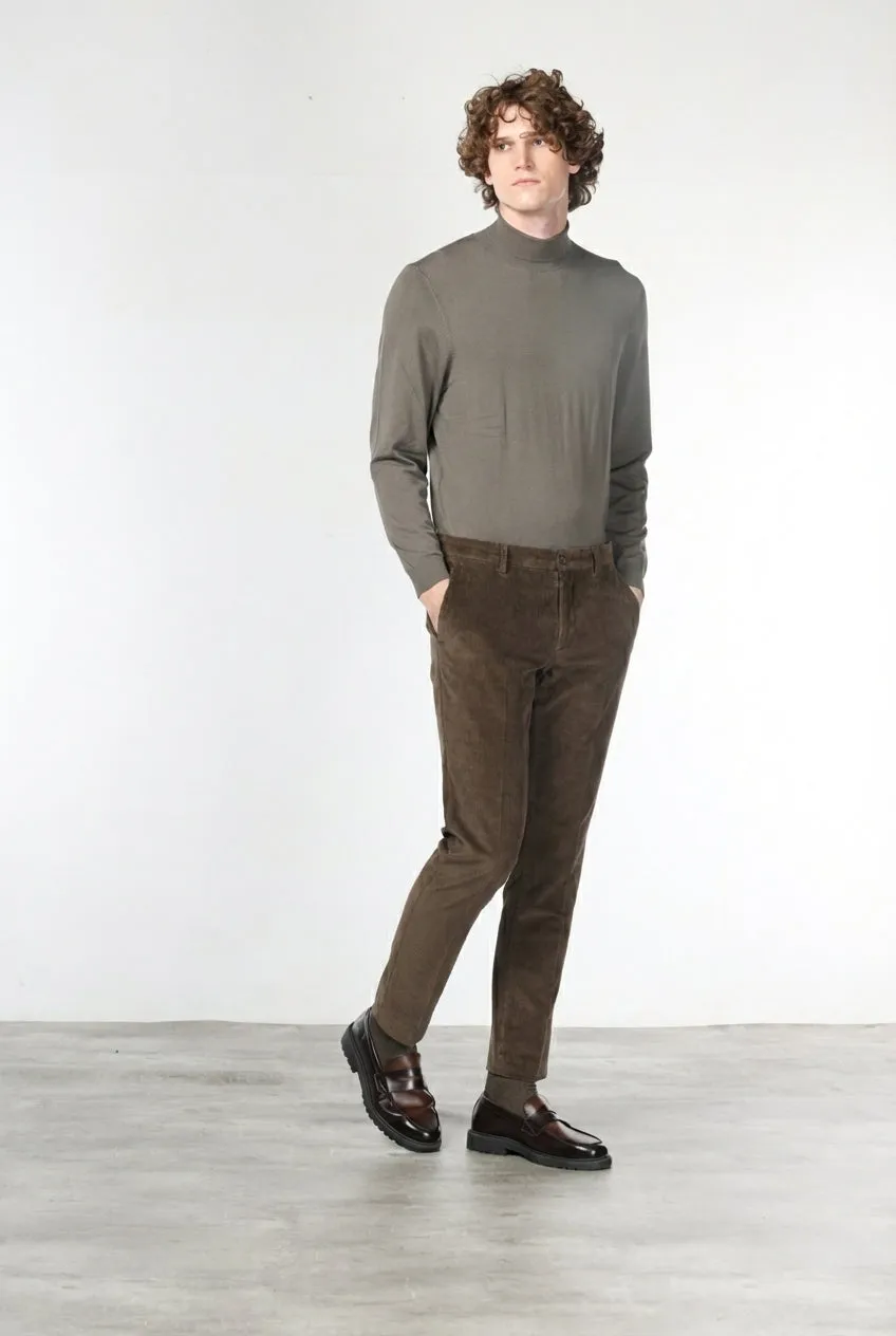 Mason's Milano chinos brun fløjl extra slim