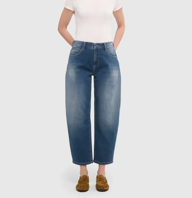 MAC Jeans Danni jeans mellemblå barrel fit