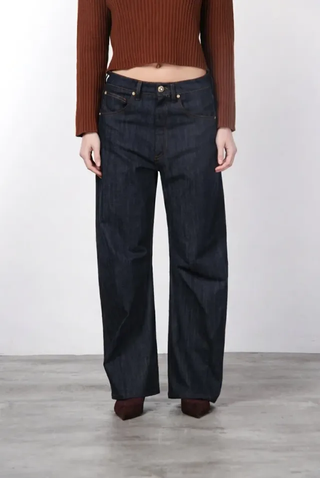 Mason's Vivienne chinobukser navy balloon denim