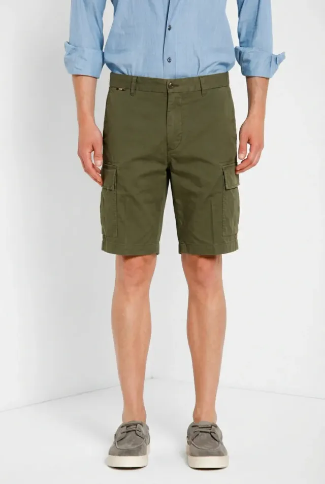Mason's Cargo M74 cargoshorts skovgrøn relaxed fit