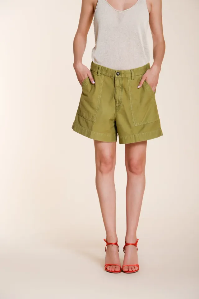 Mason's Dallas cargo shorts syregrøn relaxed dame