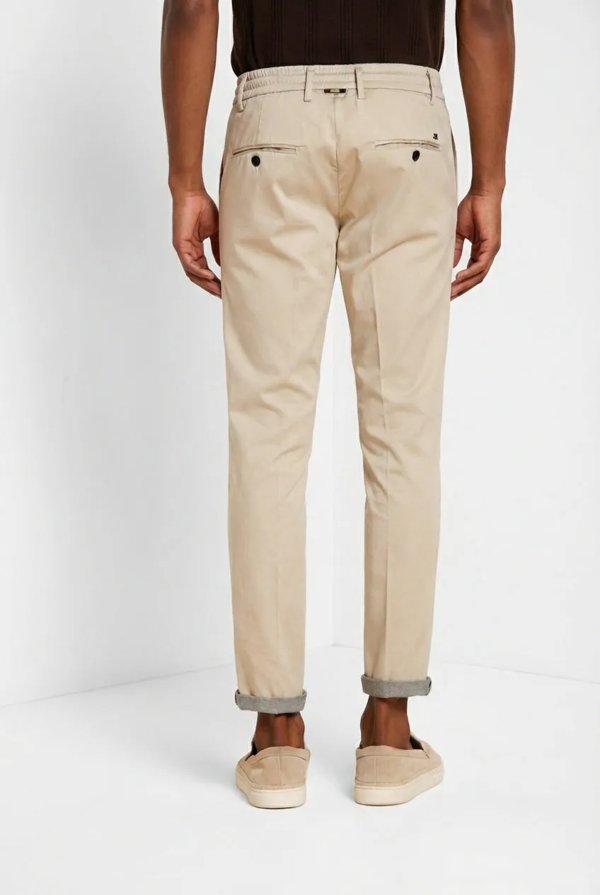 Mason's Milano Jogger Travel chino beige extra slim