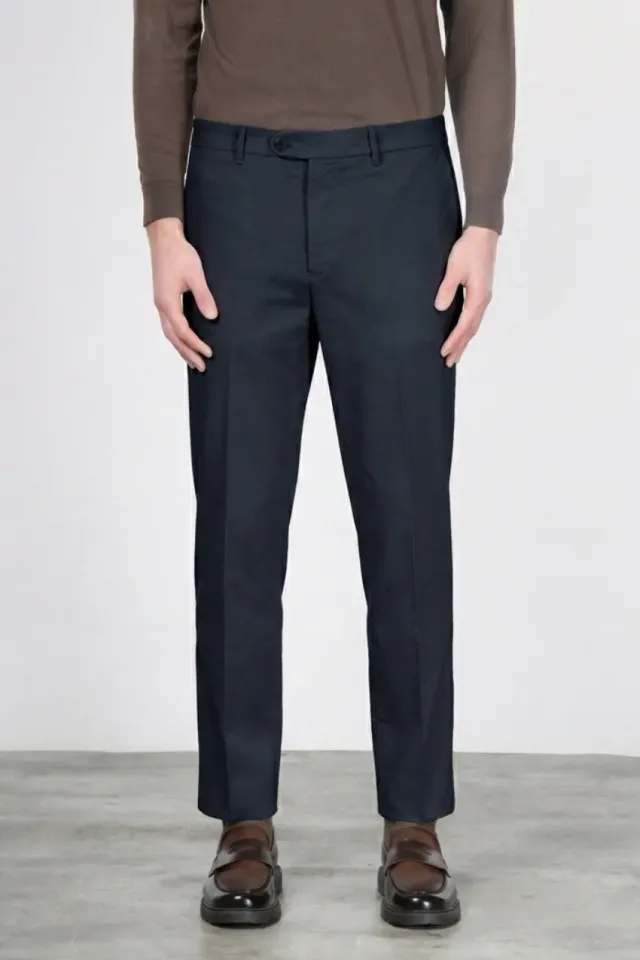 Mason's Paris chinos mørkeblå stretch carrot fit