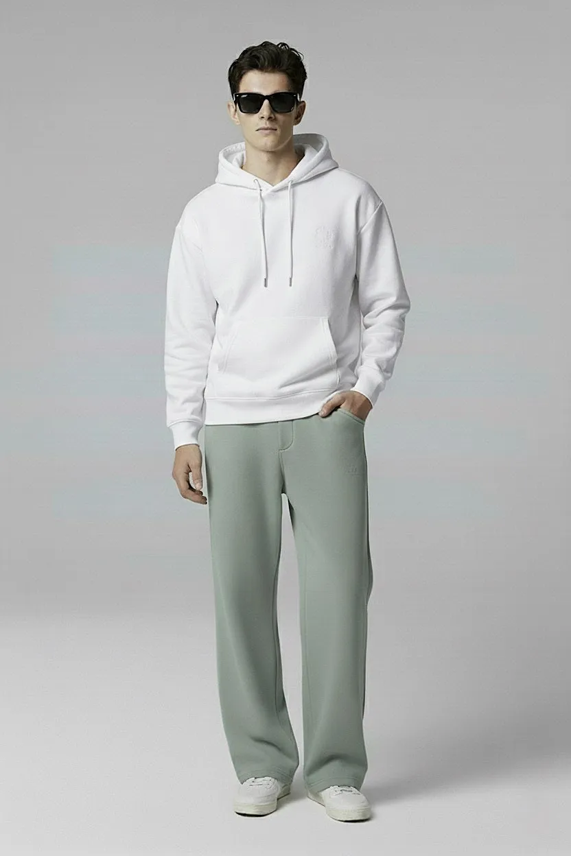 Organsk The Classic Organic hoodie hvid økologisk