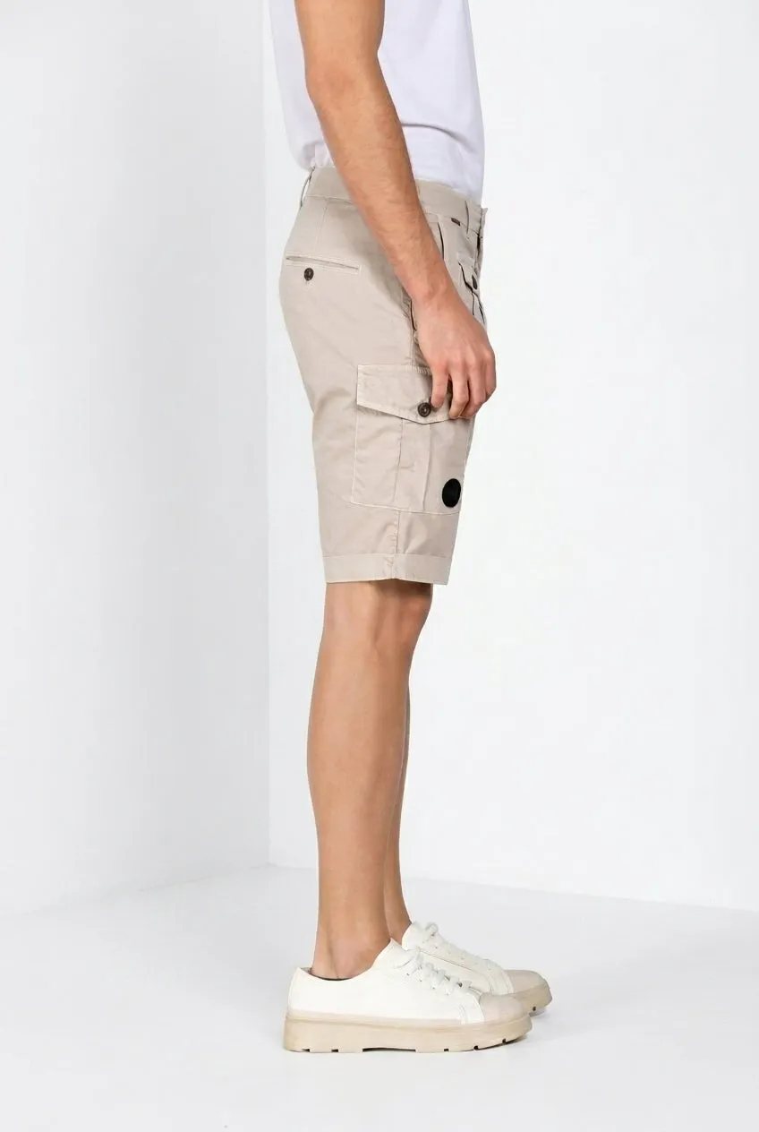 Mason's George Coolpocket cargo bermudashorts lys beige carrot fit