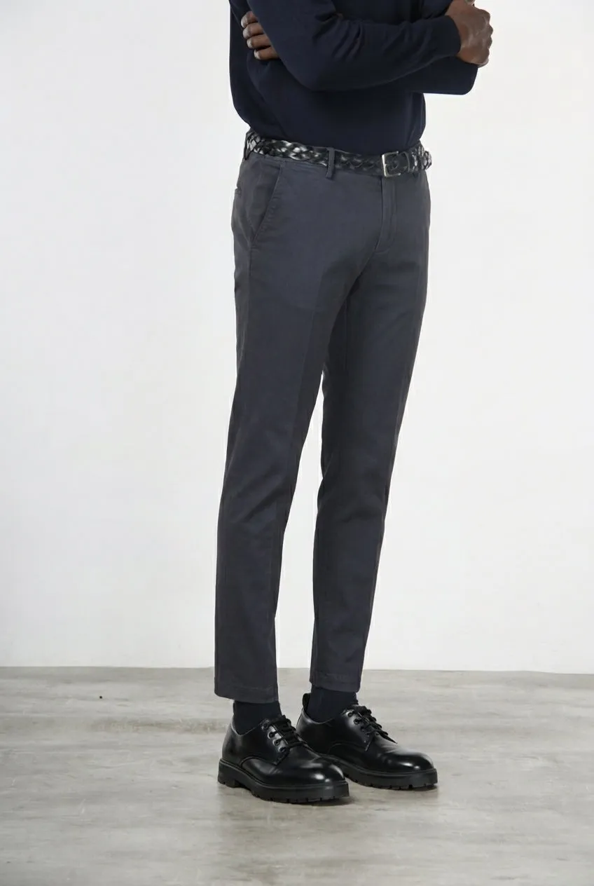 Mason's Milano chino bukser mørkegrå extra slim fit