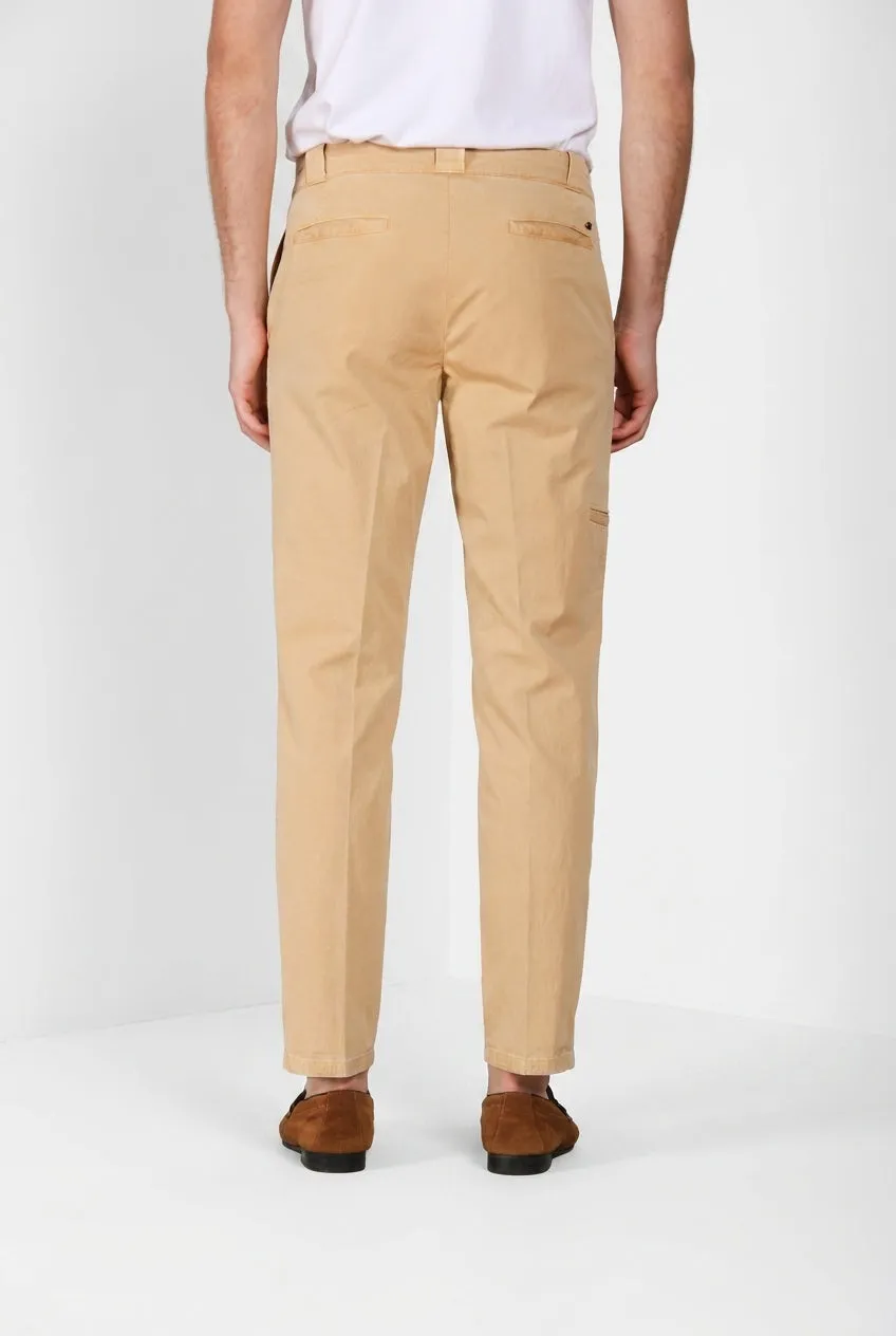Mason's Madison M74 chinobukser kaki carrot let twill