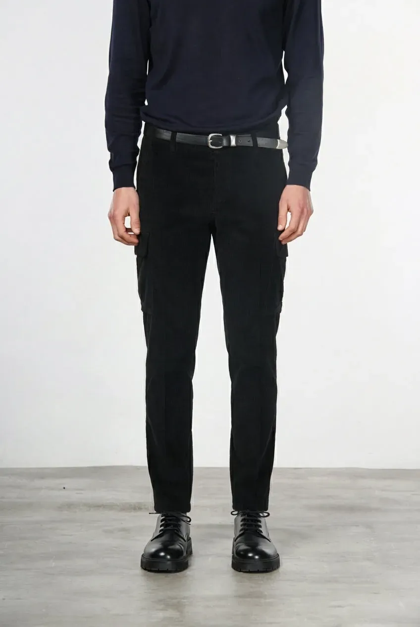 Mason's Chile 1 Pinces cargo sort fløjl slim