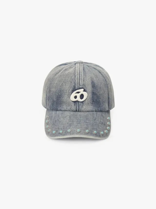 Miss Sixty Patchwork baseball cap blå denim