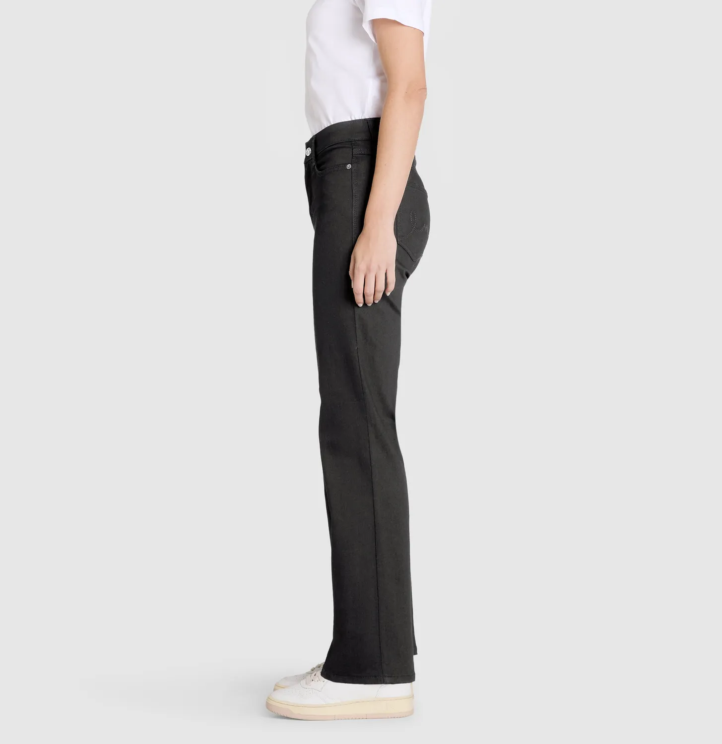 MAC Laura 5225-90-0387L jeans sort Flared Fit