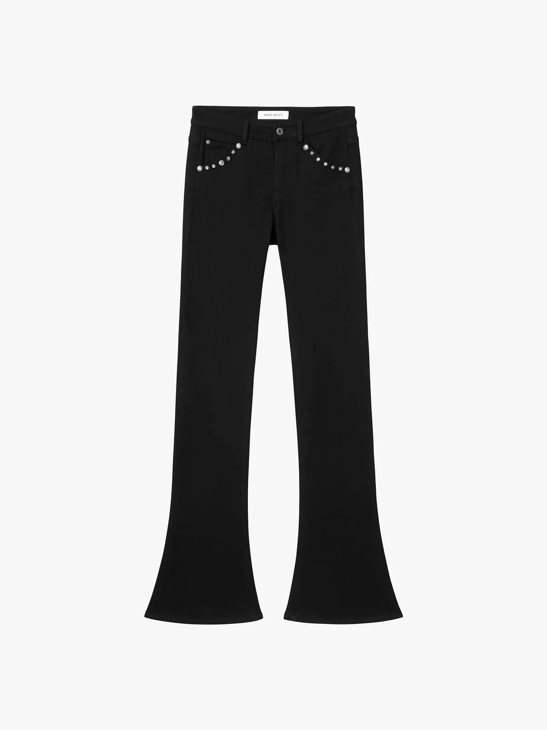 Miss Sixty flare jeans sort nitter stretch