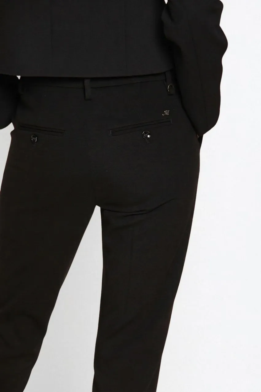 Mason's New York Slim chinobukser sort slim stretch