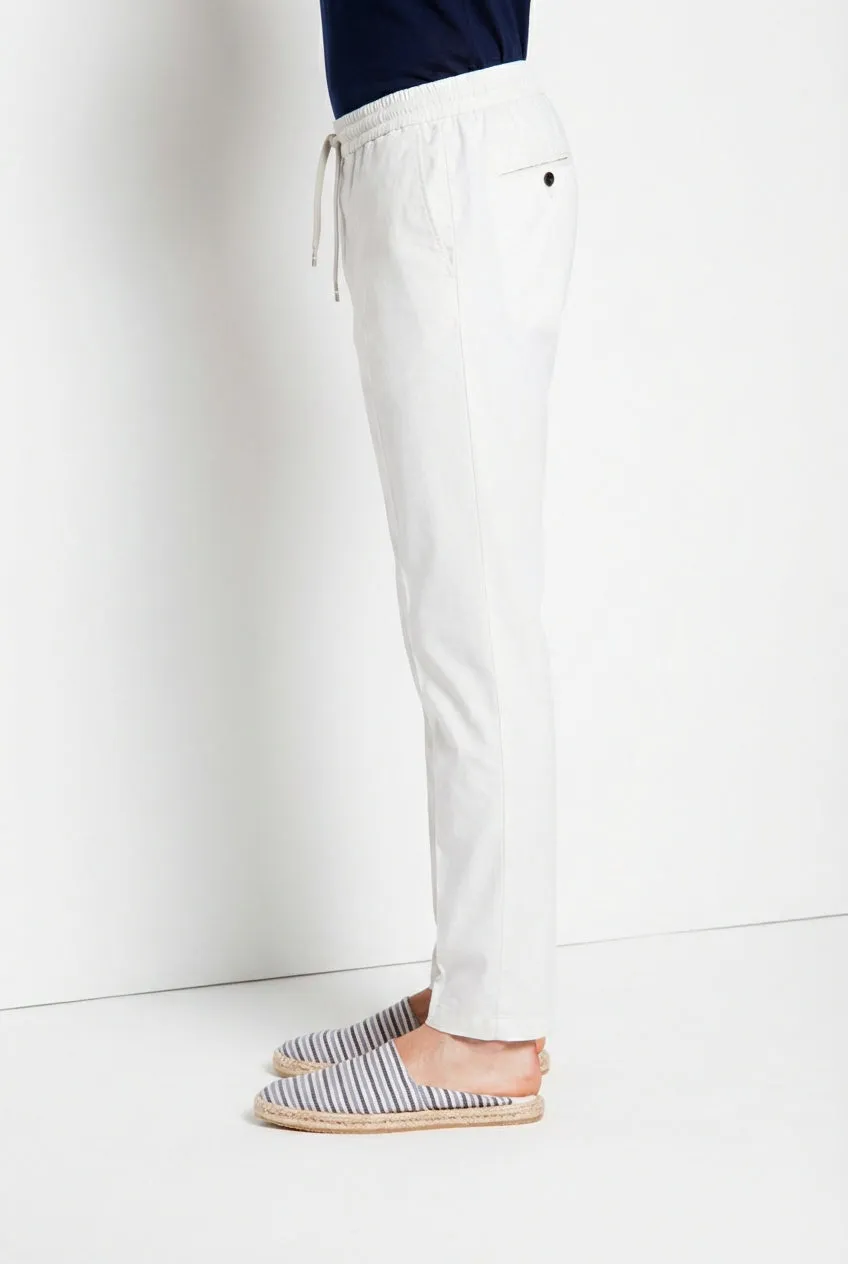 Mason's New York Sack chino jogger hvide regular fit lyocell