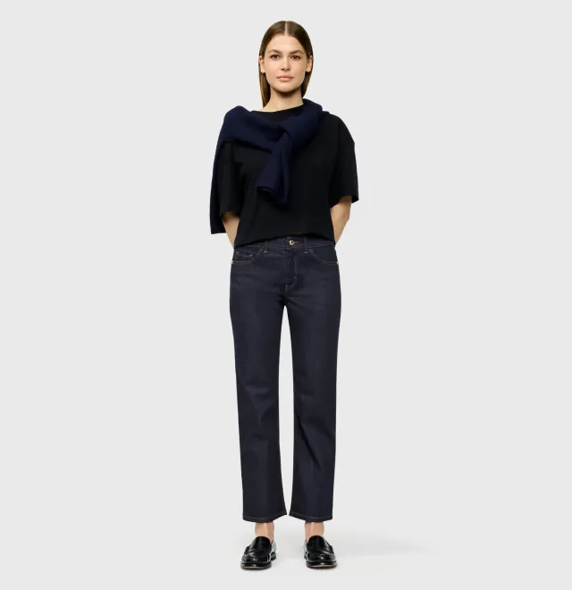 MAC Carrie 5954-90-0389L jeans mørkeblå straight